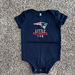 Navy Blue Bodysuit for Little Patriots Fans